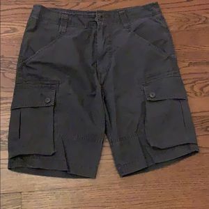 Young men’s cargo shorts.
